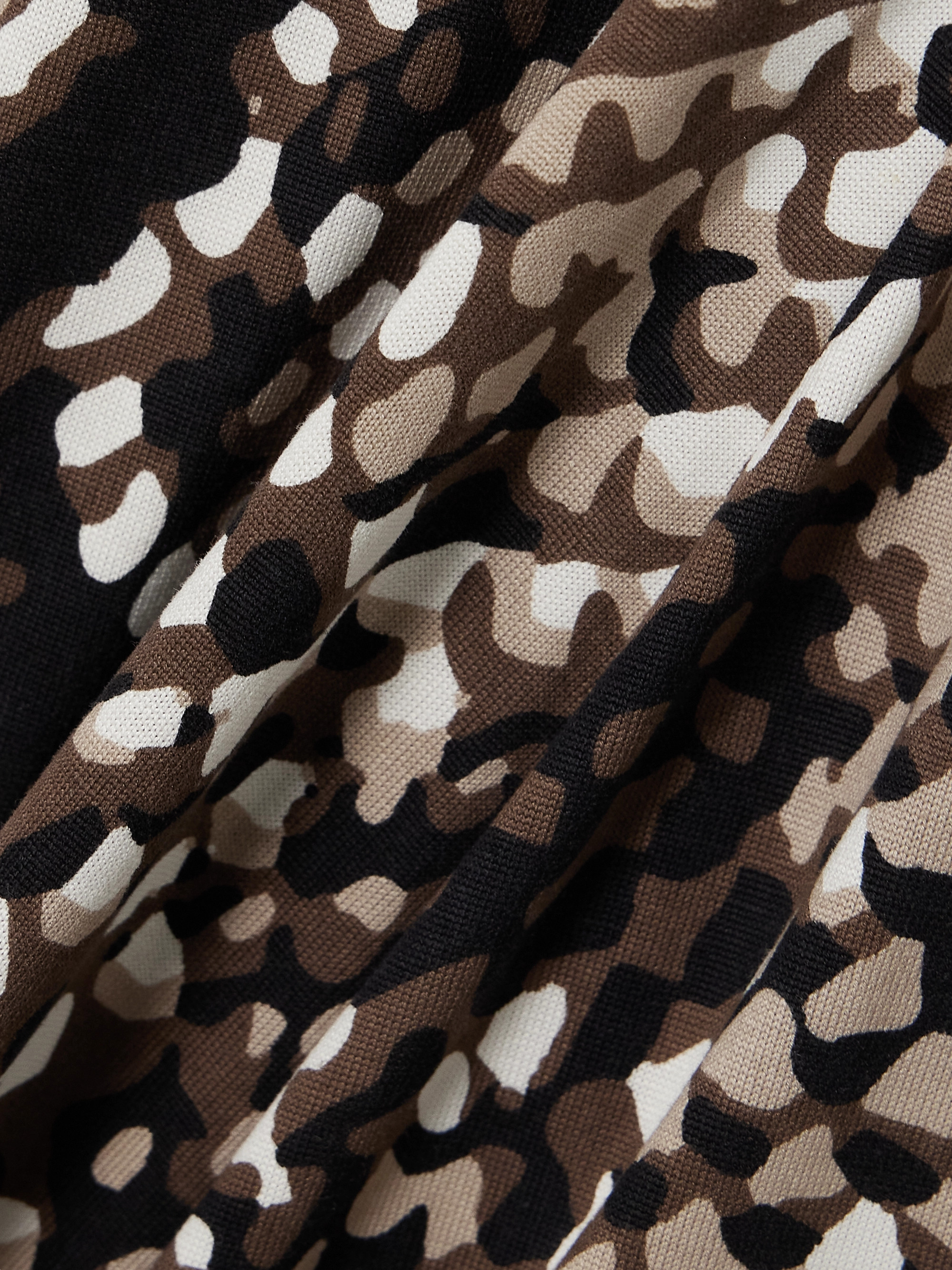 Diane von Furstenberg Julian snake-print silk-jersey mini wrap dress thumbnail