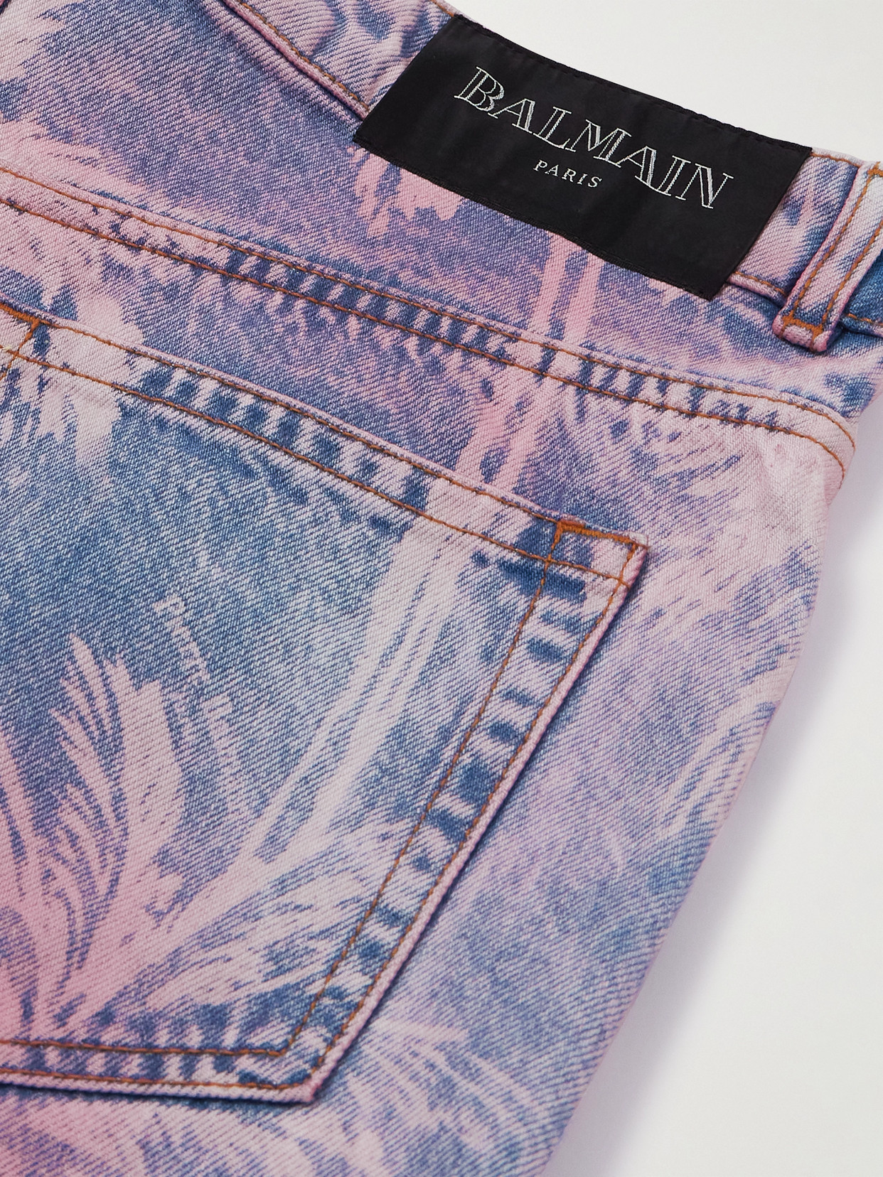 Palm Trees Printed Boyfriend Jeans