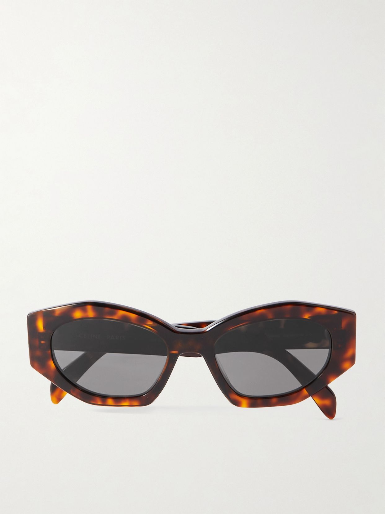 Triomphe cat-eye tortoiseshell acetate sunglasses