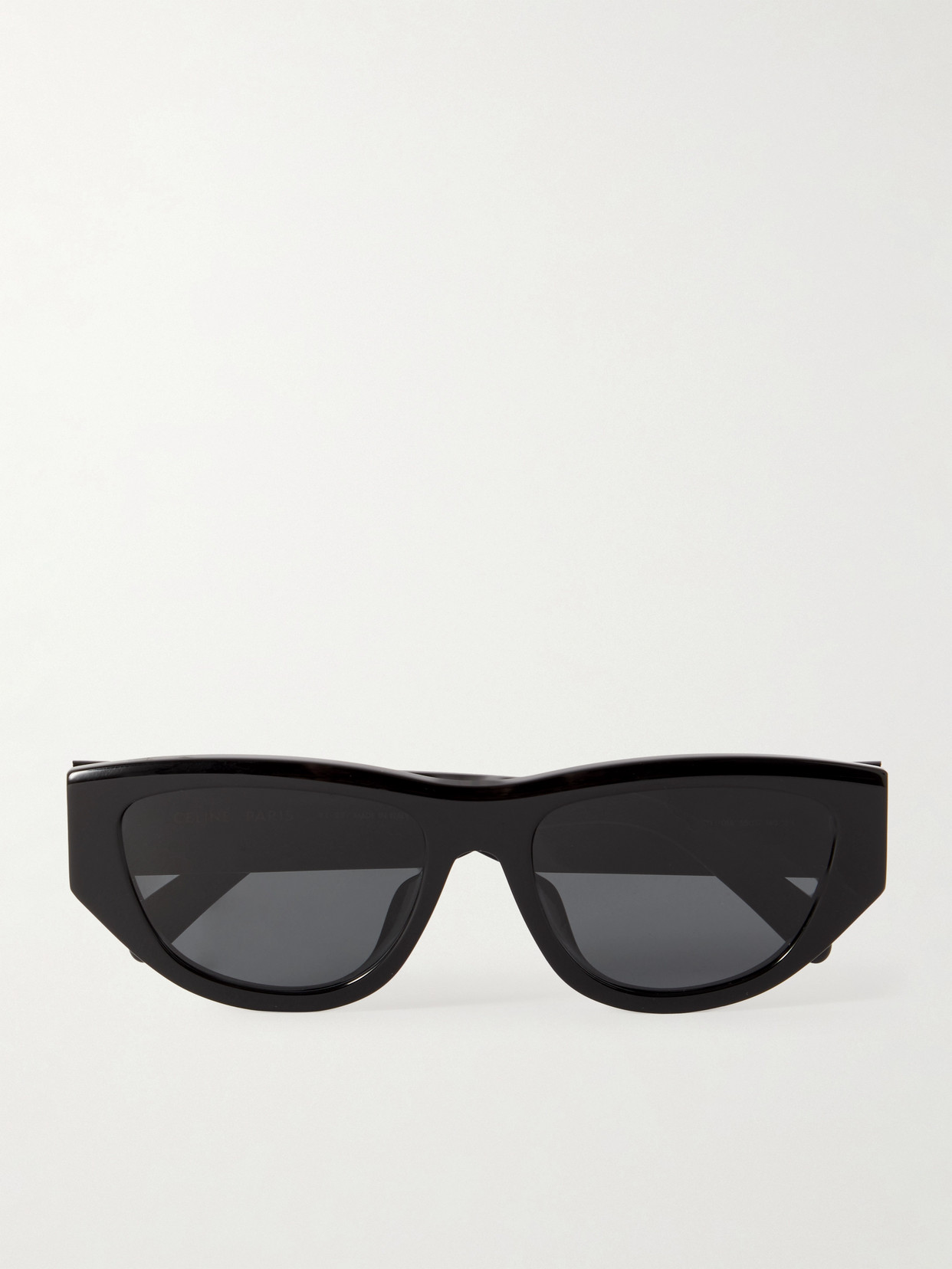 Celine Monochroms 01 Cat-eye Acetate Sunglasses In Black