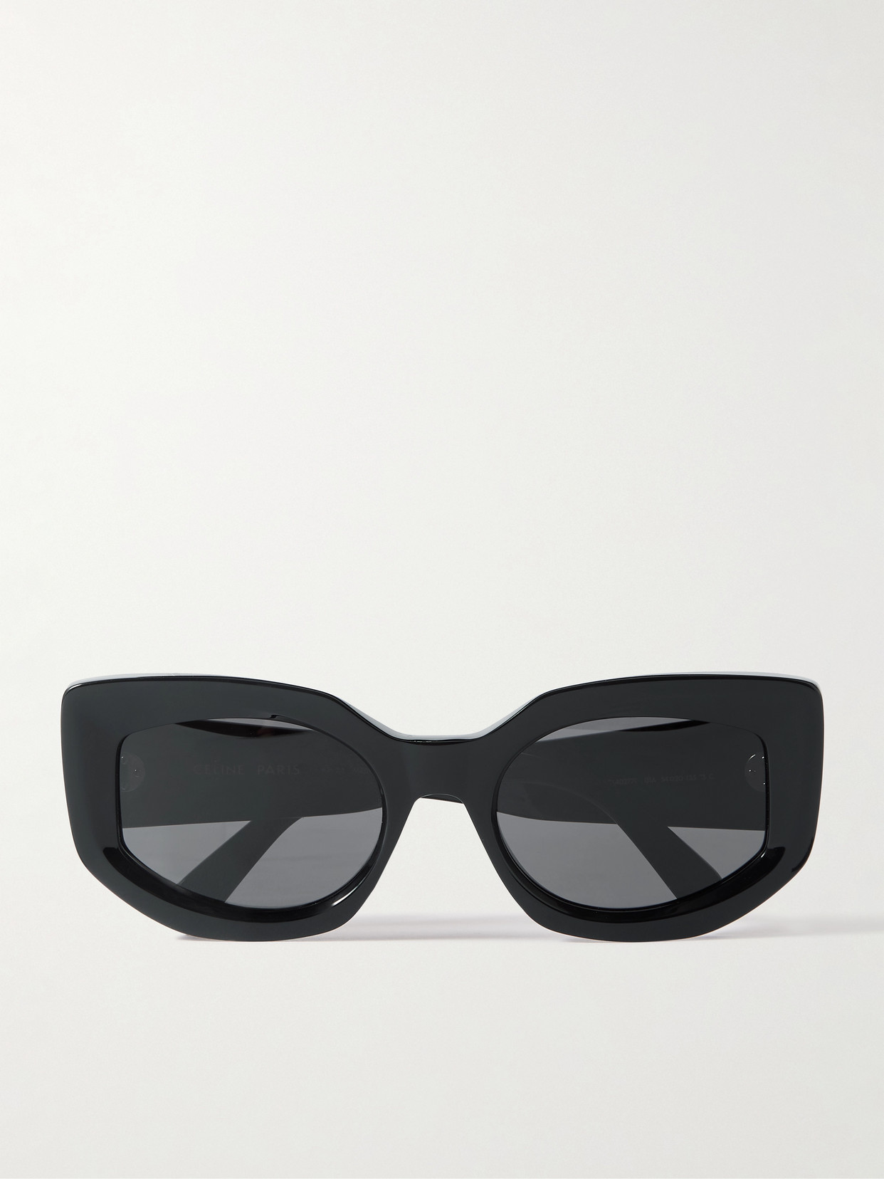 Celine Bold Cat-eye Acetate Sunglasses In Black