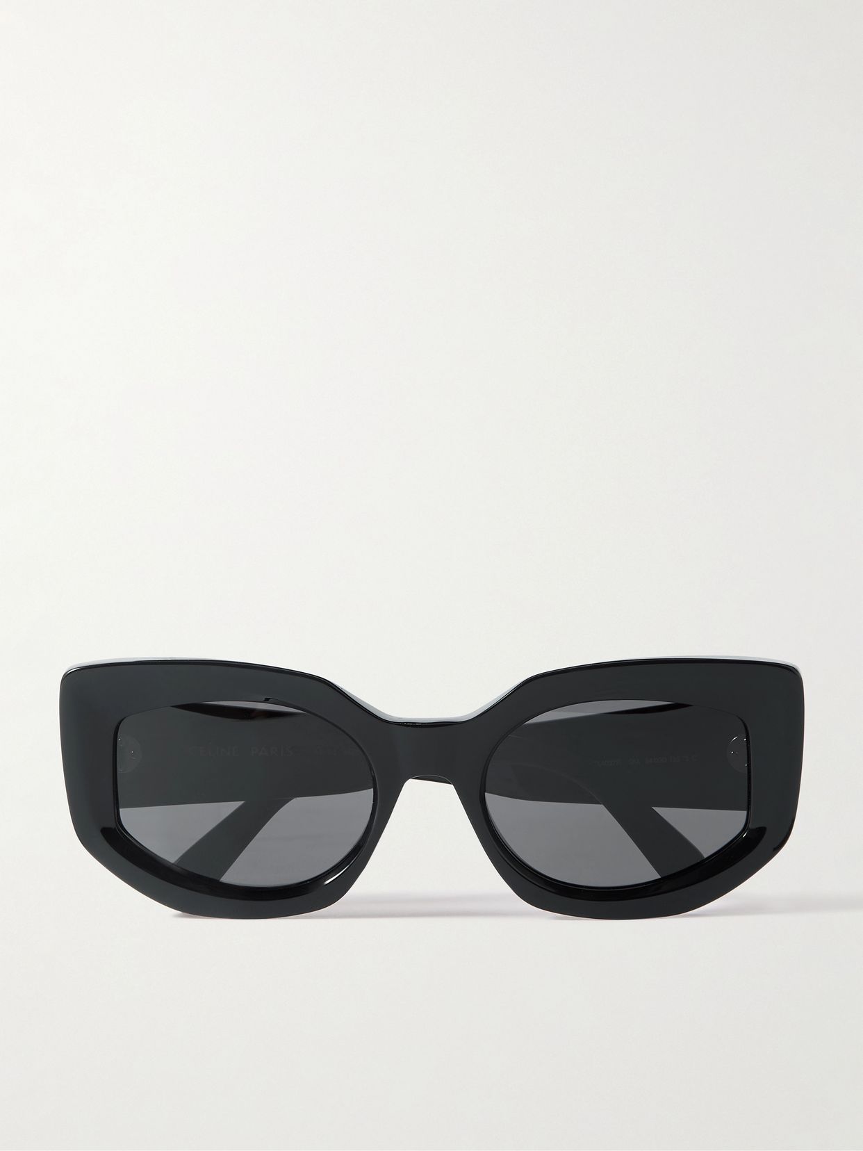 Bold cat-eye acetate sunglasses