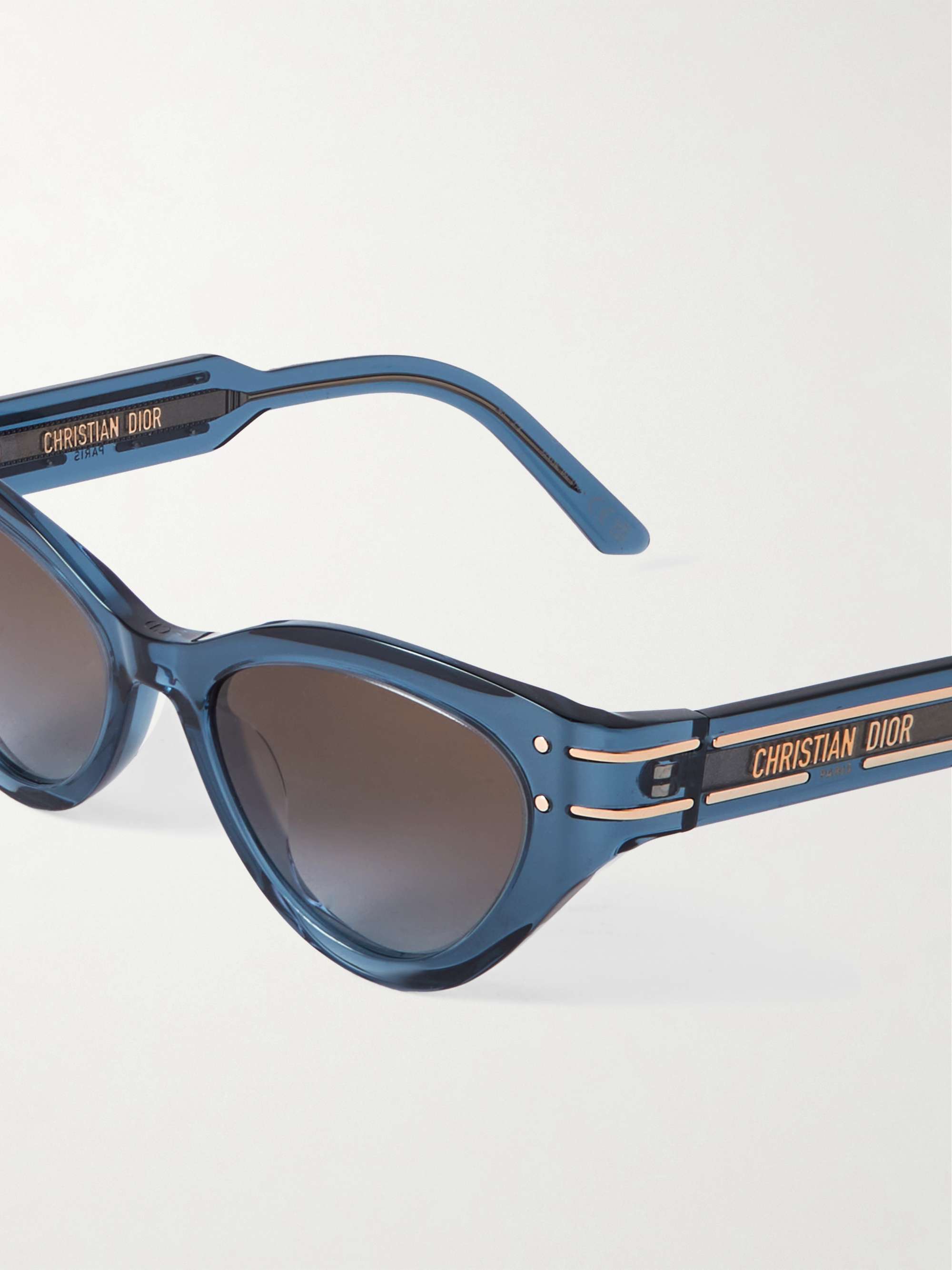 DiorSignature B71 cat-eye acetate sunglasses - blue - One Size