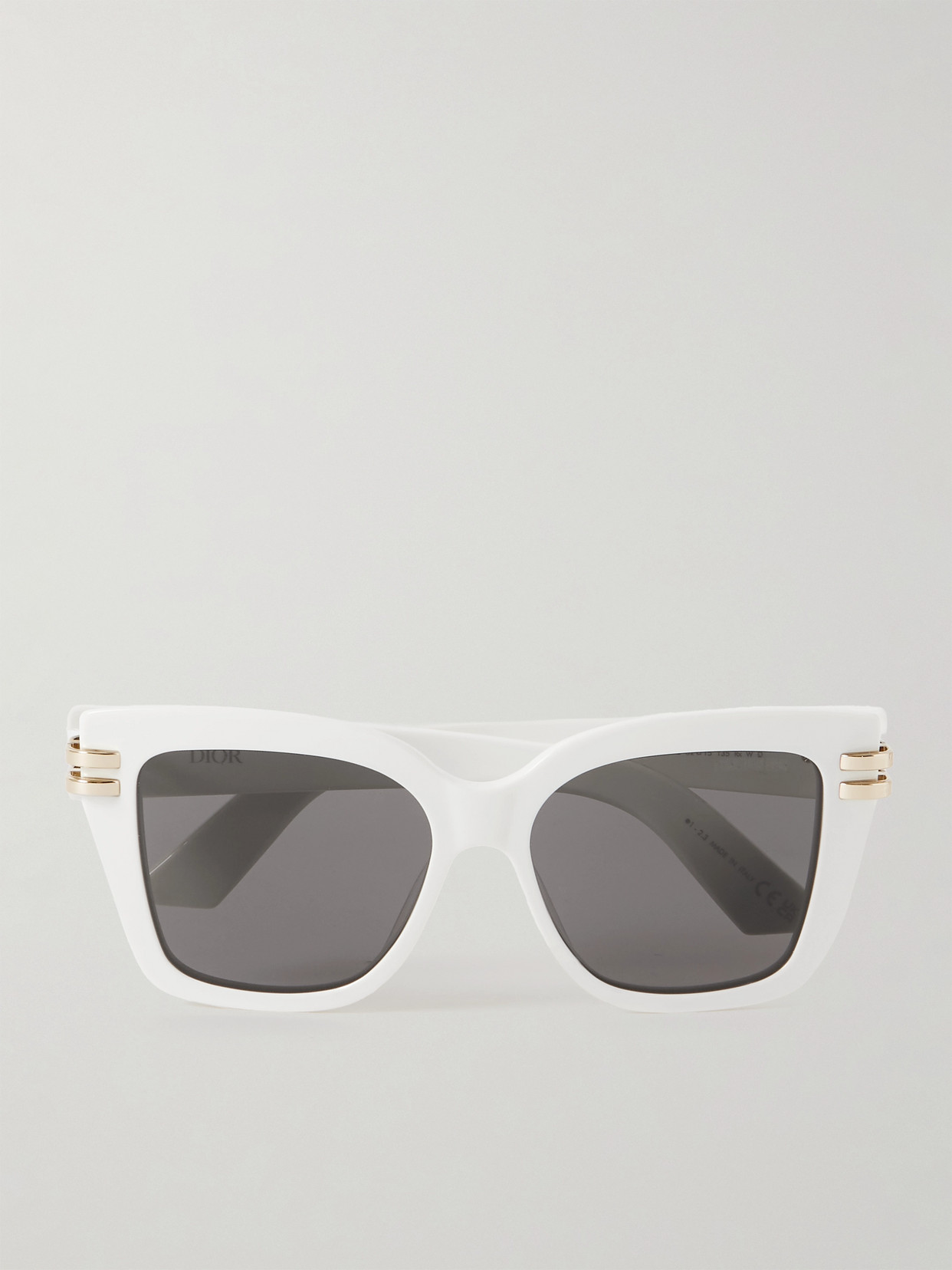 Dior C S1i Square-frame Acetate Sunglasses In Ivory