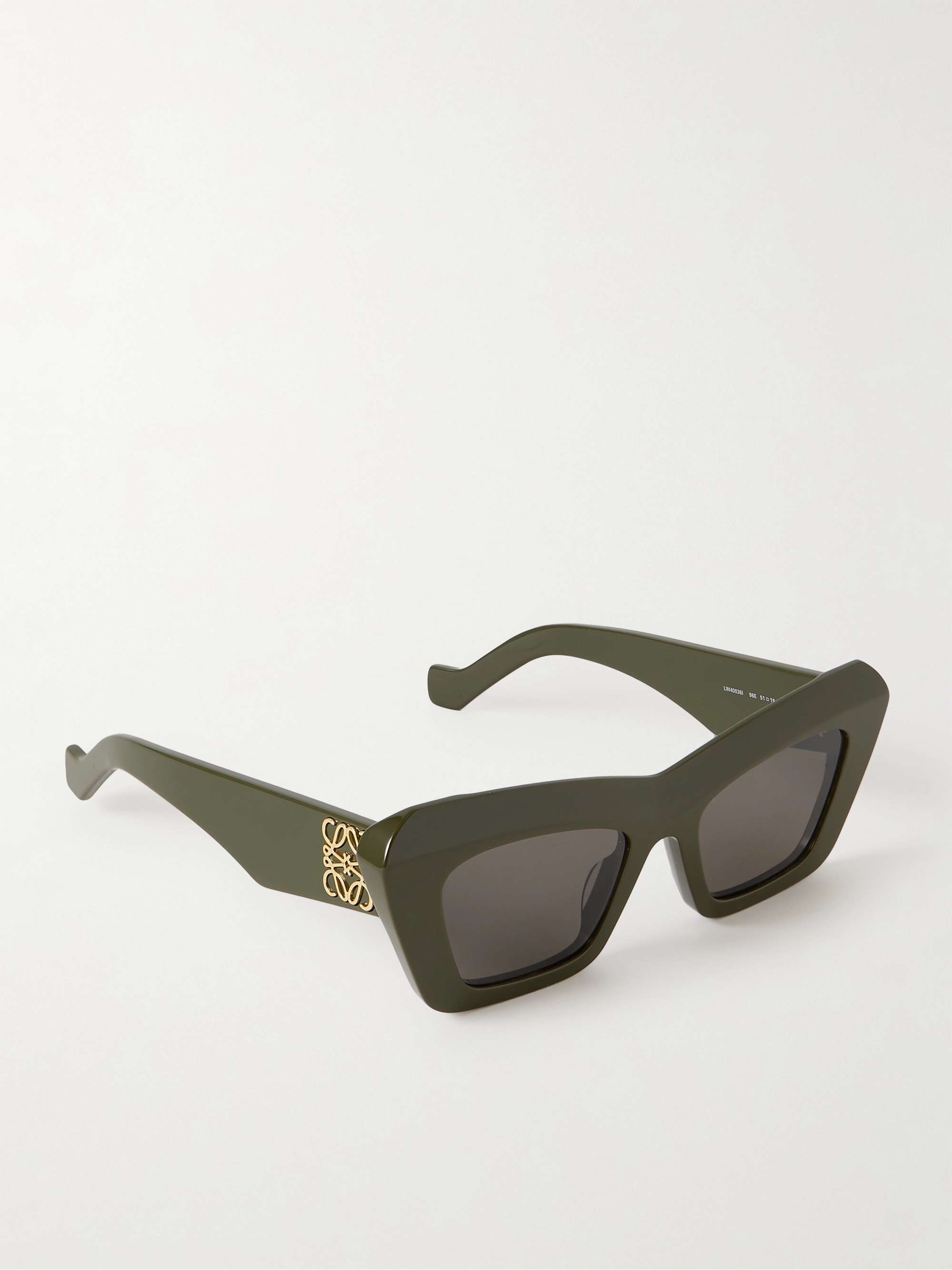 LOEWE EYEWEAR Cat-eye tortoiseshell acetate sunglasses