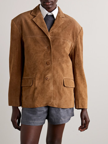 Staud Corrine suede jacket
