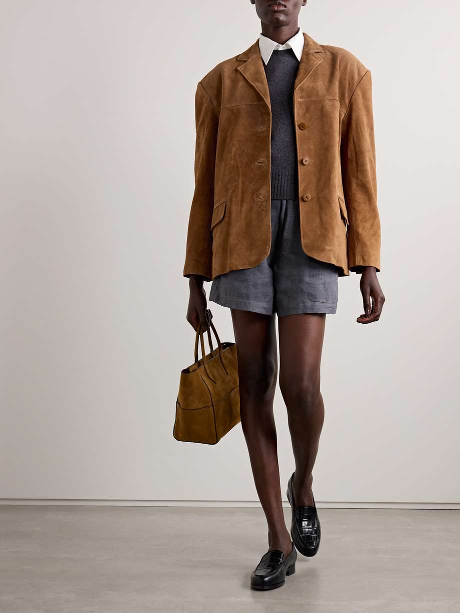 STAUD Corrine suede jacket NETAPORTER