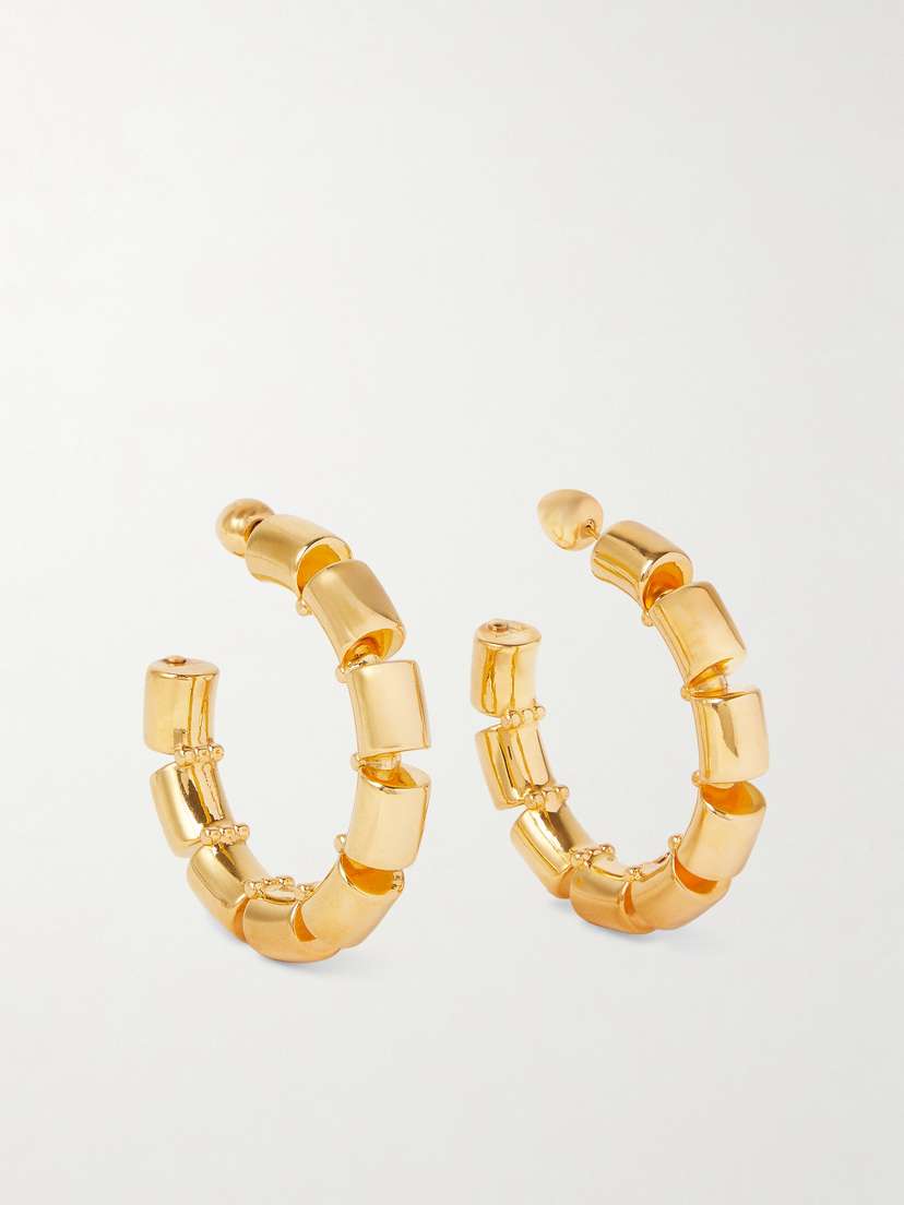 Alaïa tone Hoop Earrings