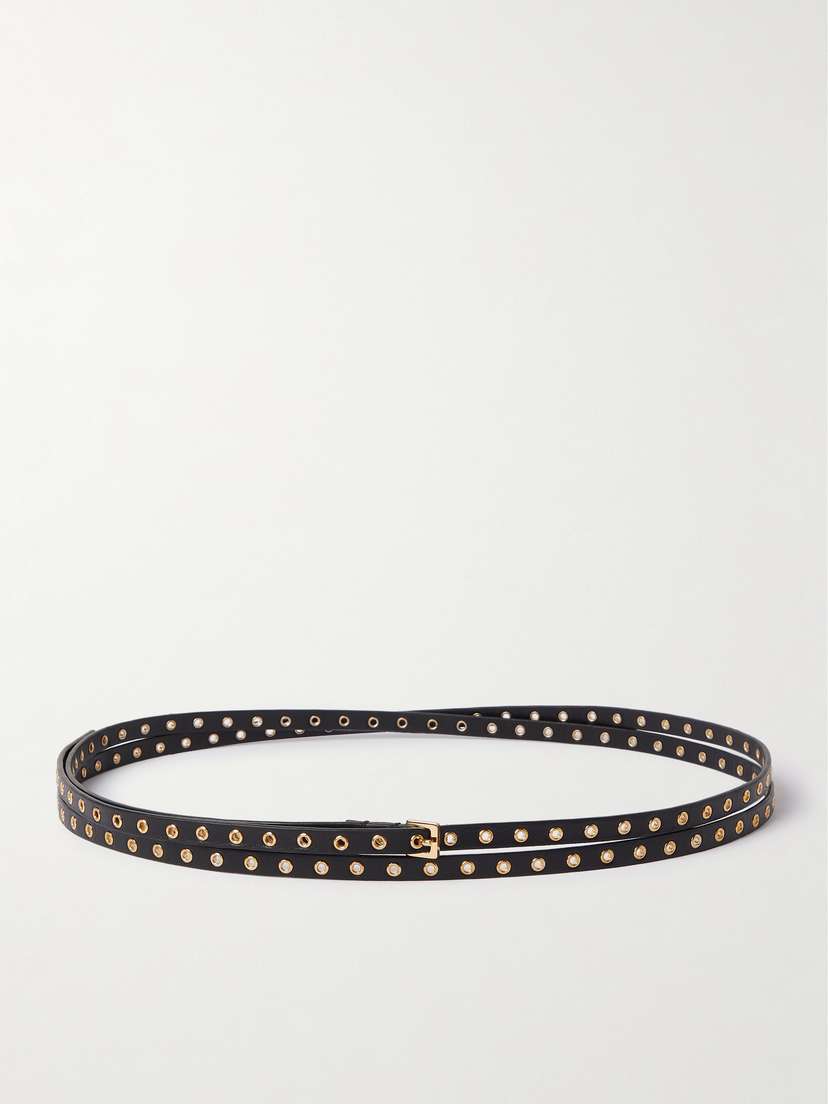 Alaïa Embellished Leather Belt