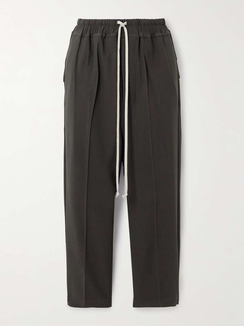 Rick Owens Cropped Crepe Pants