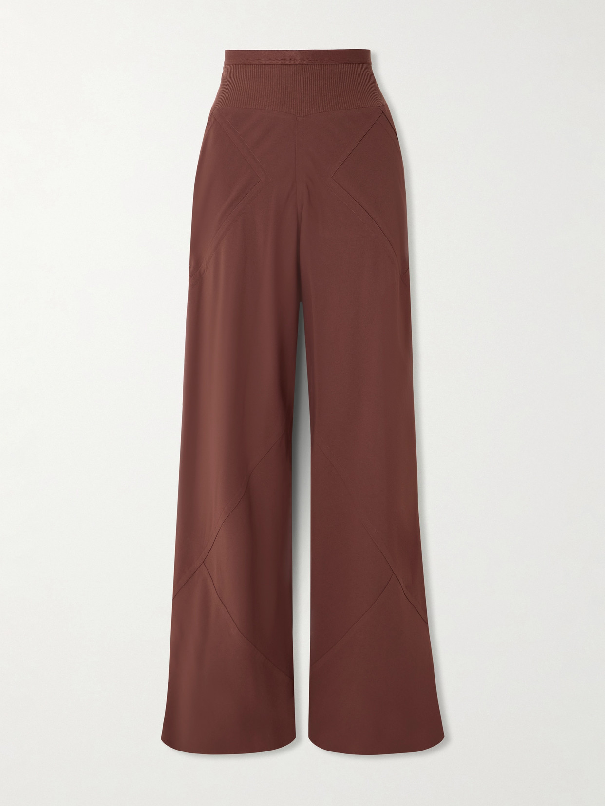 Rick Owens Bias Pants In Brown