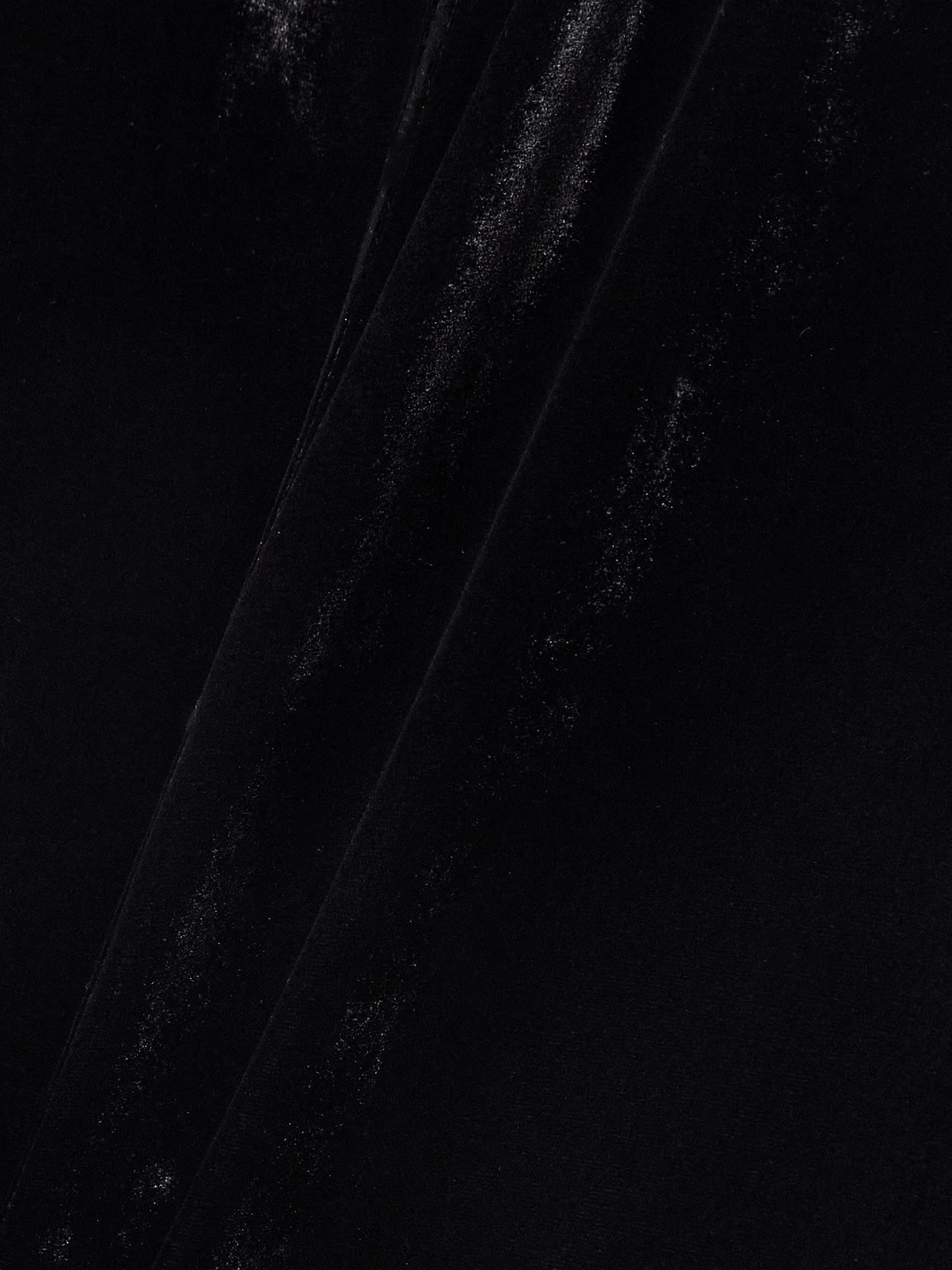 Rick Owens Arrowhead Velvet Gown In Black