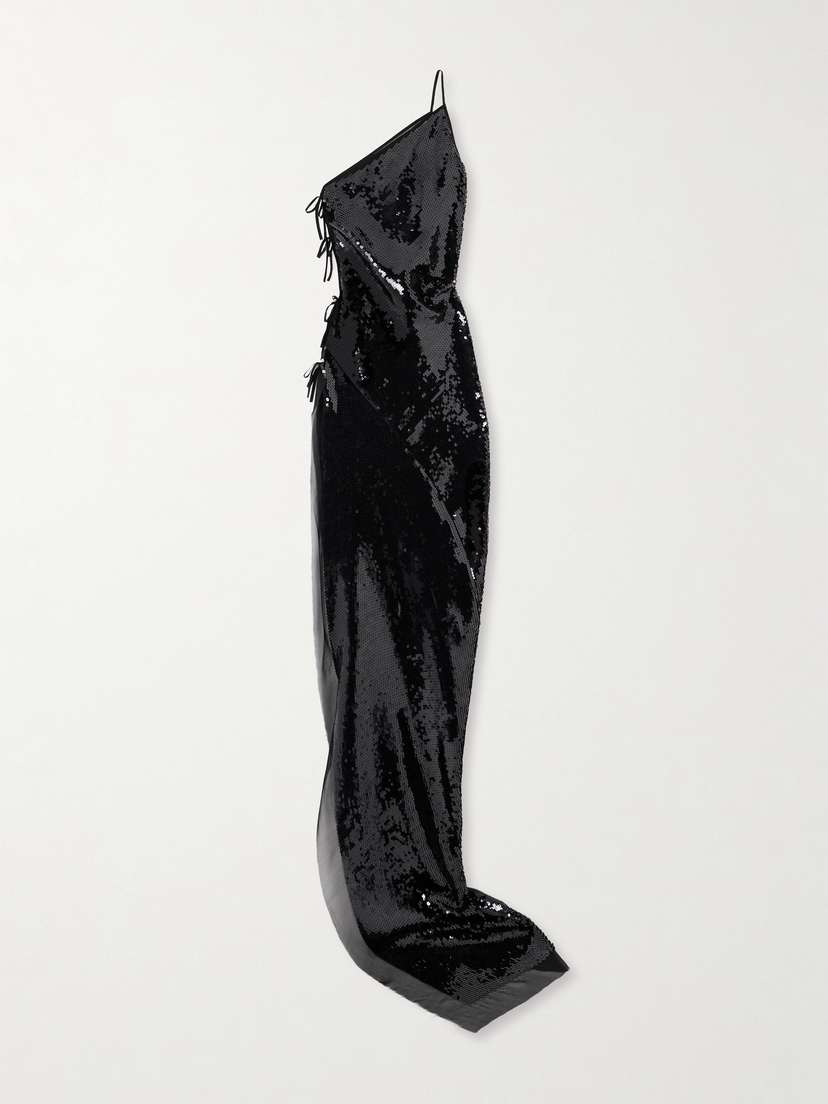 Rick Owens Taco Sequined Silk Gown