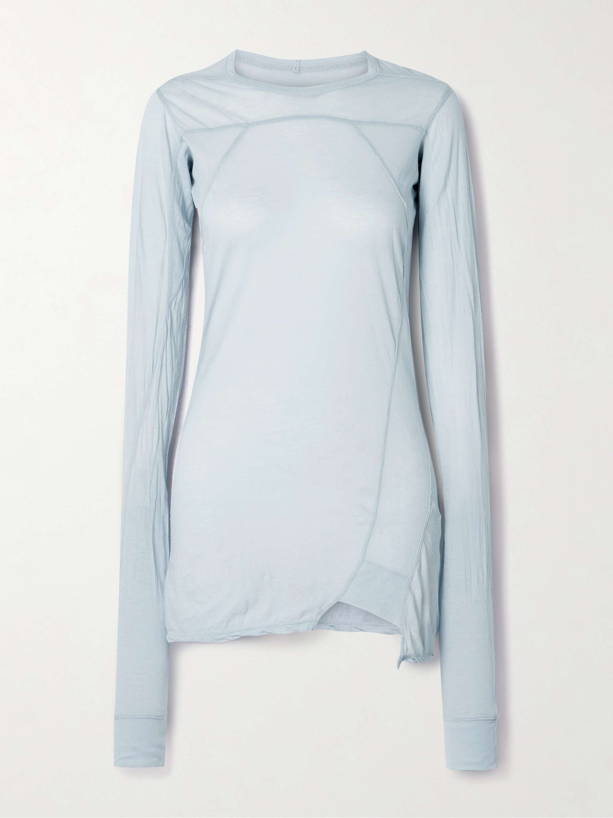 【Rick Owens】DRKSHDW コットンジャージー トップス RICK OWENS コットンジャージー トップス