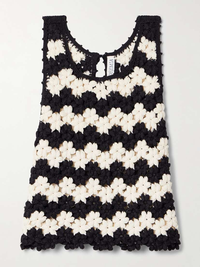 ALIX OF BOHEMIA Lula Open-knit Cotton Top