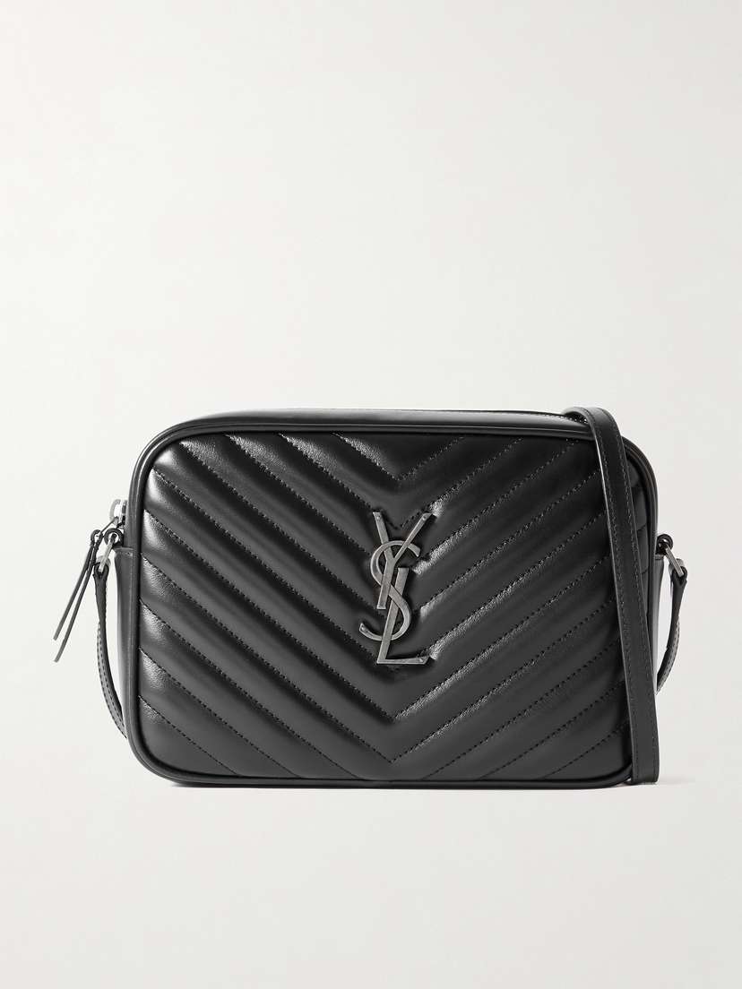 Saint Laurent Loulou Medium Matelassé Leather Shoulder Bag