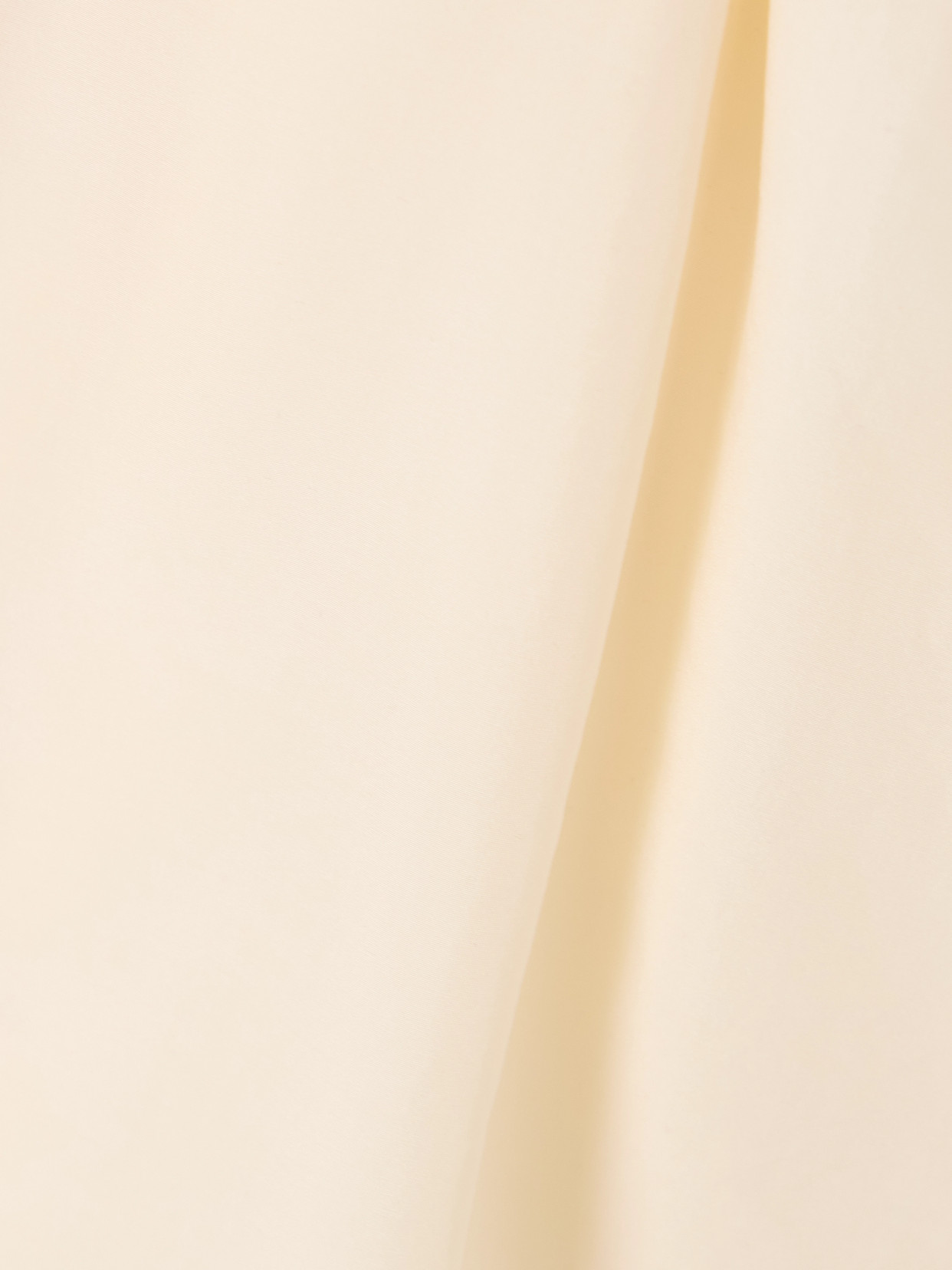 Voyou Belted Satin-Trimmed Shirt