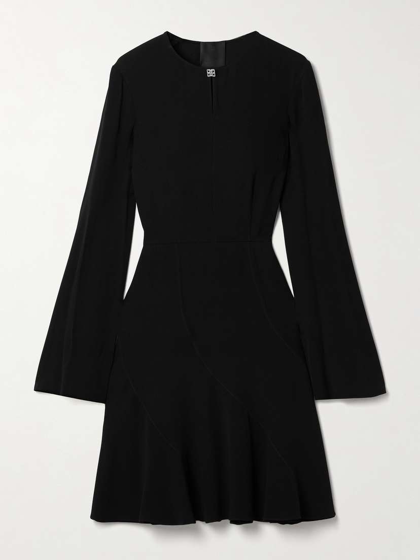 Givenchy Embellished Cutout Crepe Mini Dress