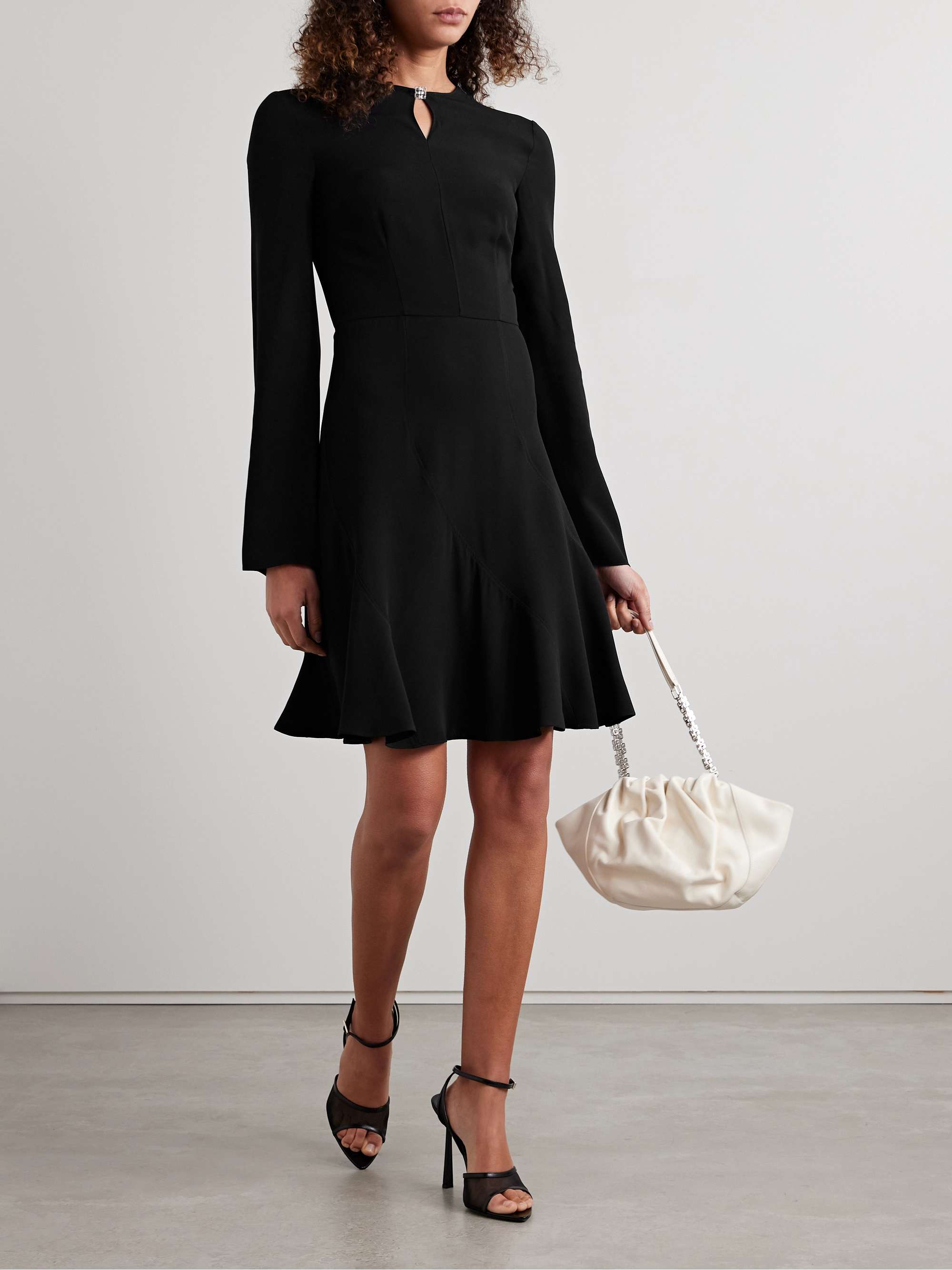 Mini robe en crepe a decoupe et a ornement GIVENCHY pour femme NET A PORTER
