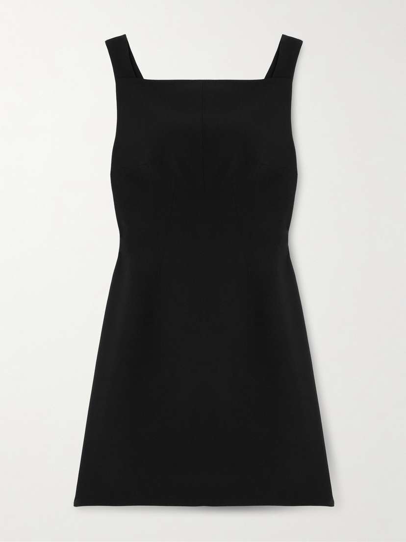 Givenchy Cutout Draped Crepe Mini Dress