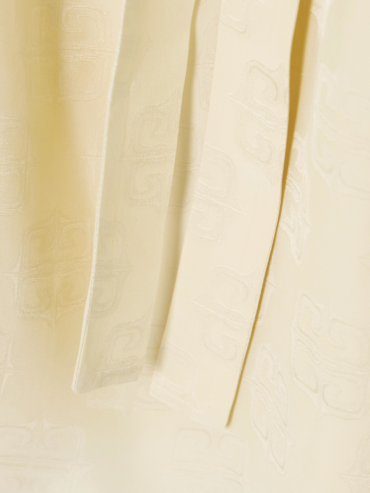 Givenchy Beige Pussy Bow Blouse In Blend Silk Woman In White