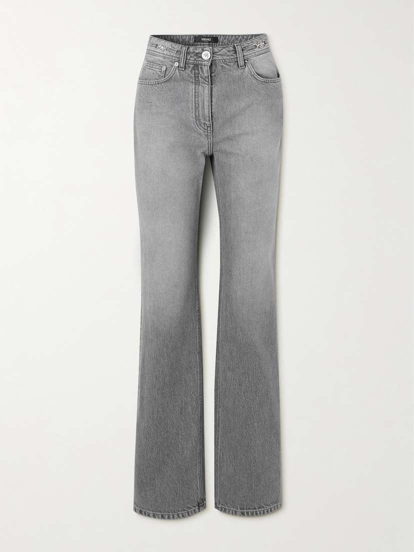 Versace High-rise Straight-leg Jeans