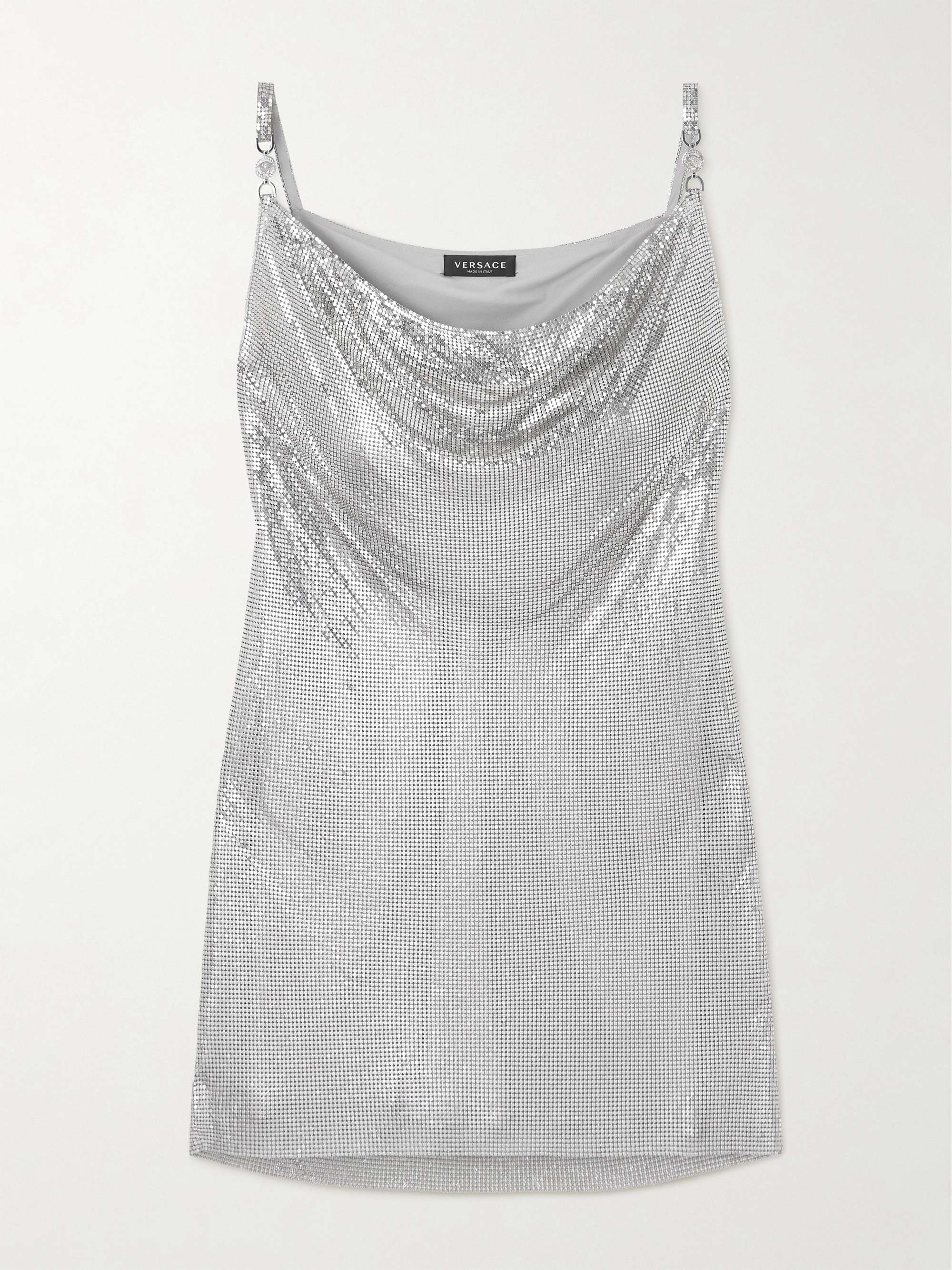 VERSACE Chainmail mini dress | NET-A-PORTER