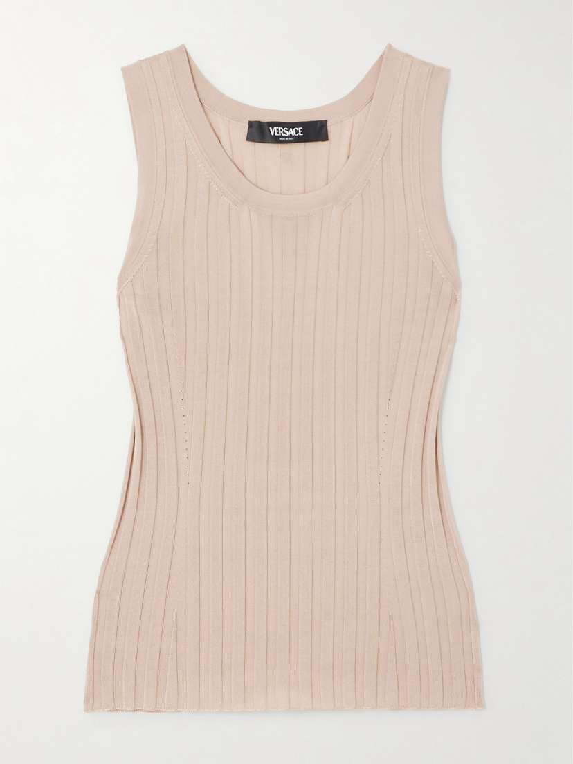Versace Ribbed-knit Tank