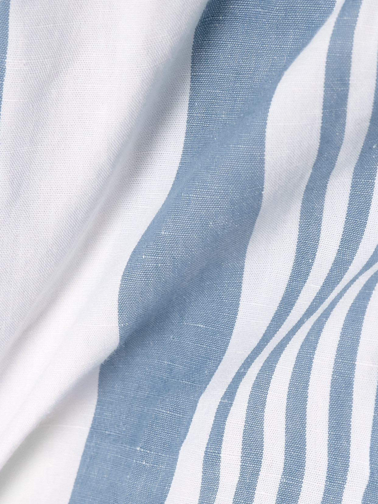 Givenchy Striped Cotton And Linen-blend Shorts In Blue
