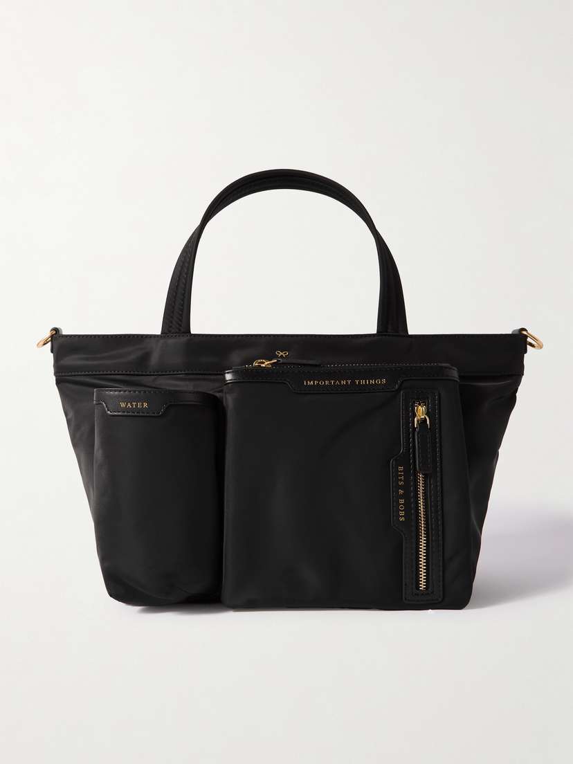 Anya Hindmarch Leather-trimmed Econyl® Tote Bag