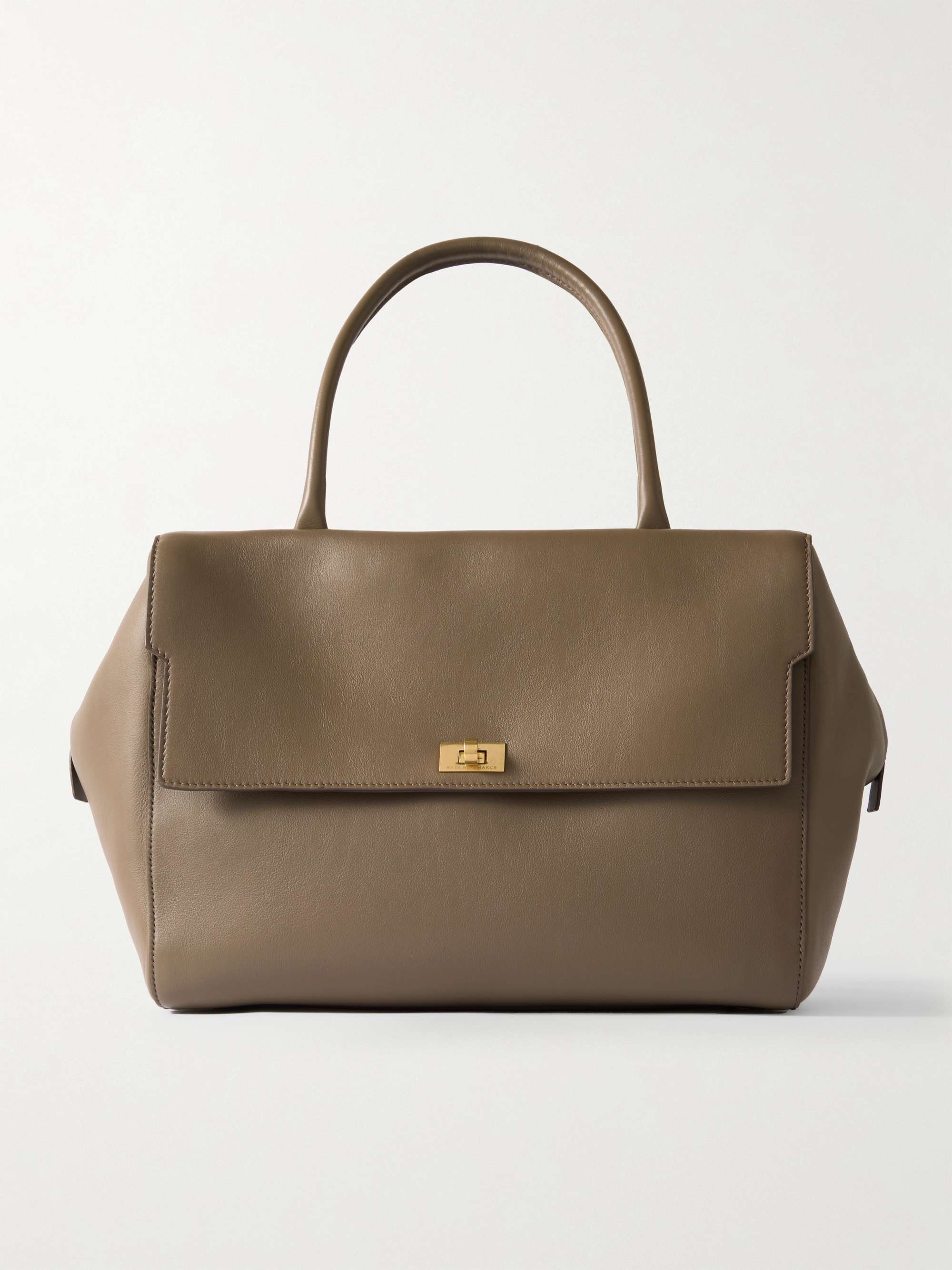 ANYA HINDMARCH Seaton large textured leather shoulder bag NET A PORTER