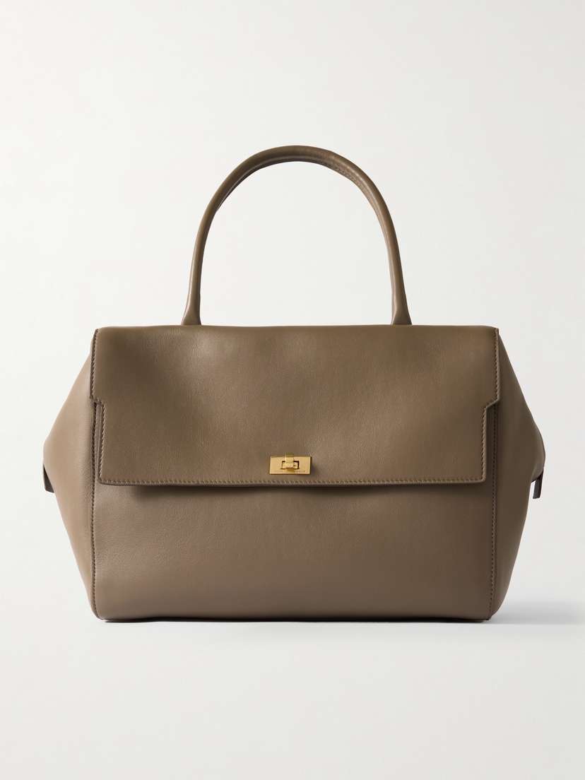 Anya Hindmarch Seaton Large Textured-leather Shoulder Bag