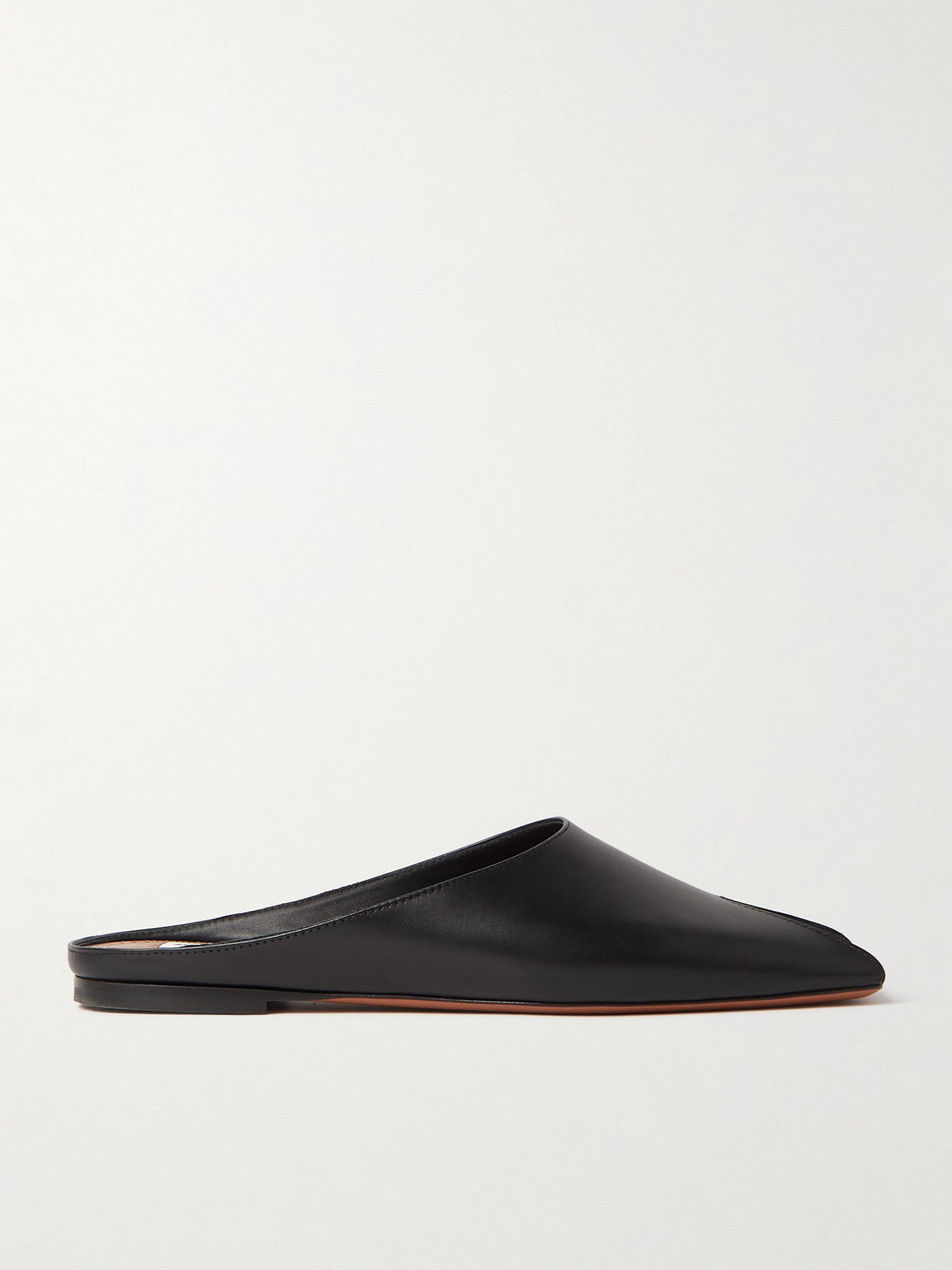 Alaïa Leather Mules In Black