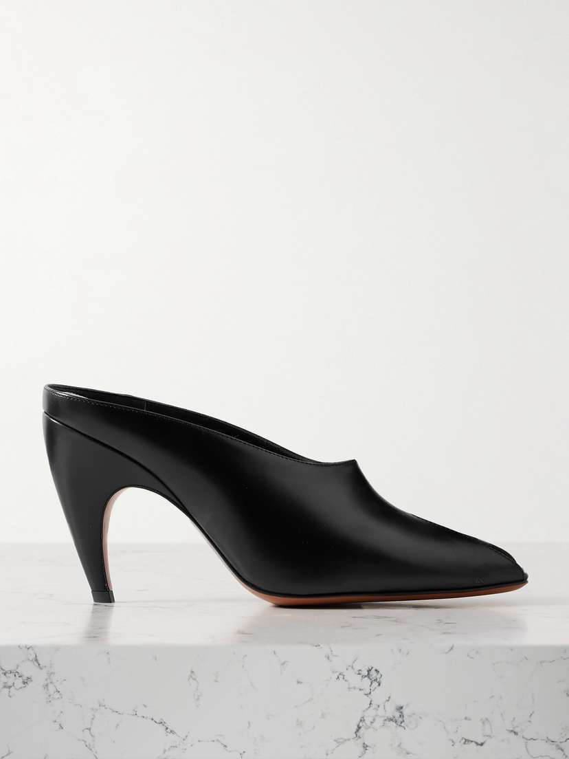 Alaïa Spike 90 Leather Mules