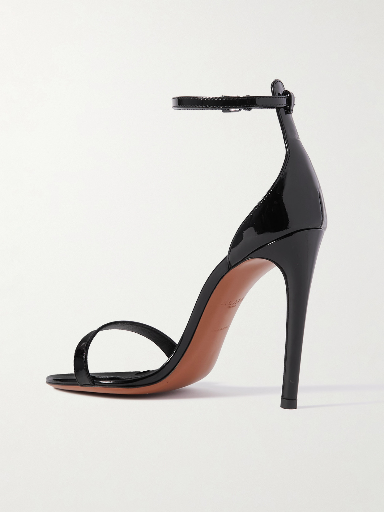 Alaïa Ankle Strap Sandal In Black