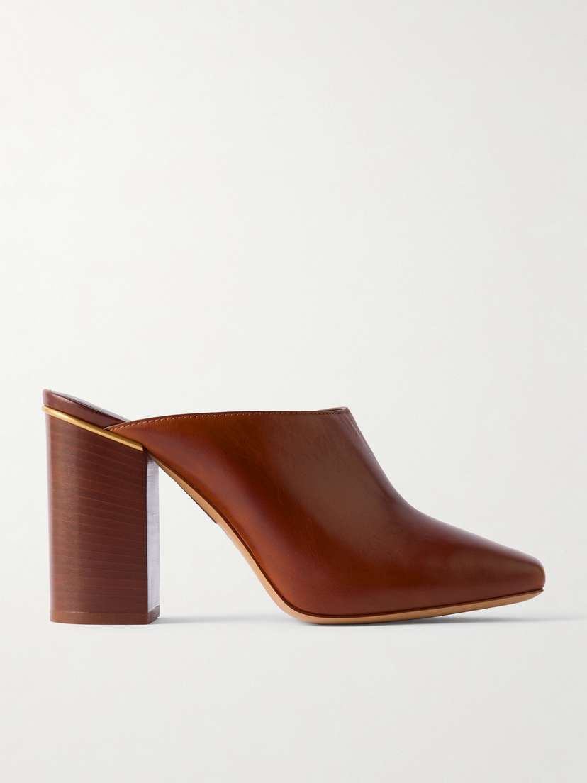Chloé Ambre Leather Mules