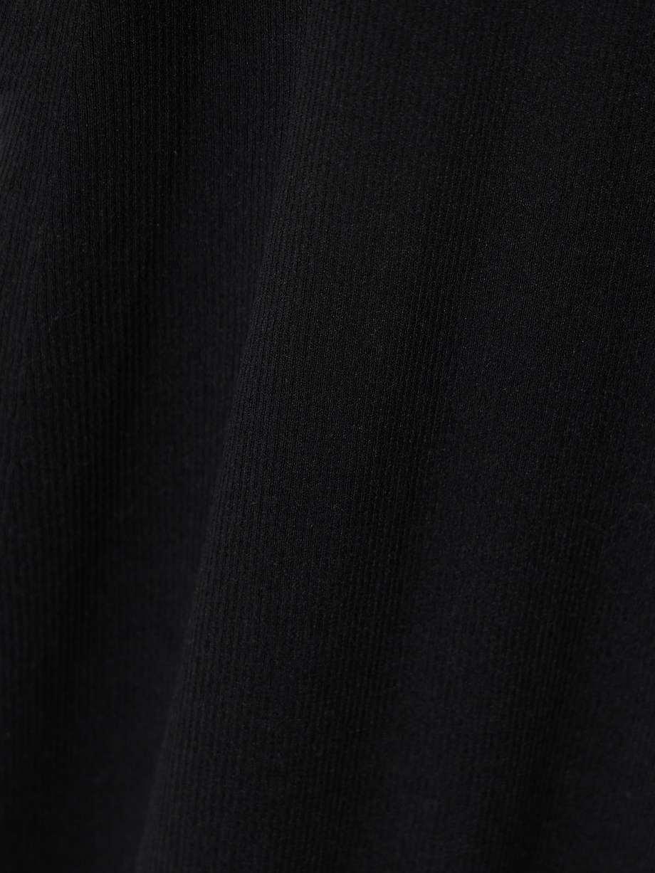 ribbed-knit turtleneck maxi dress