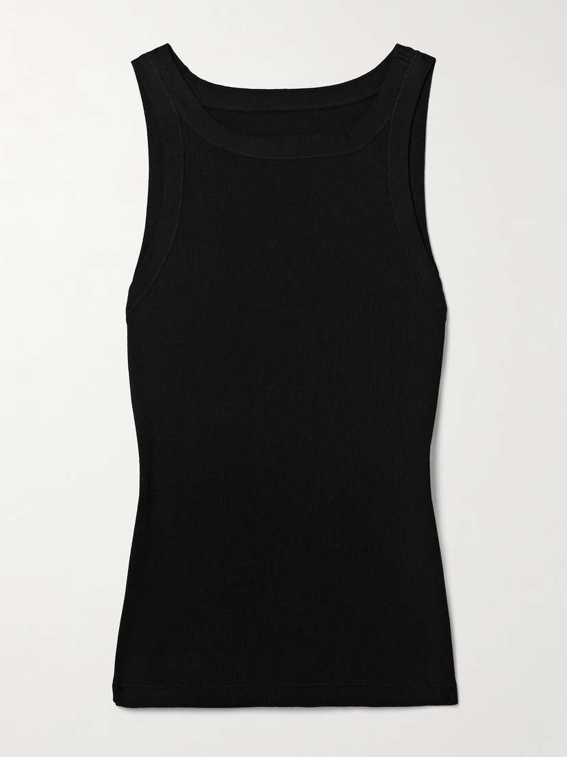 Nili Lotan Jennifer Ribbed Cotton-jersey Tank