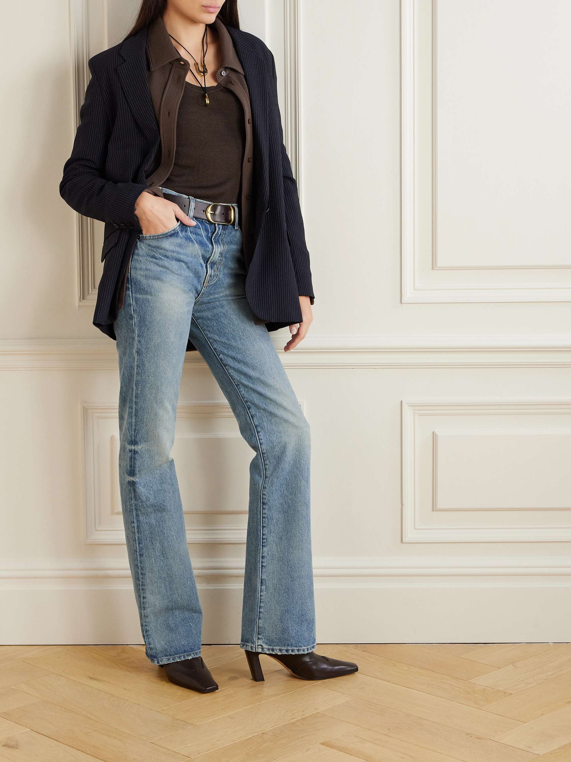 NILI LOTAN Joan high-rise straight-leg jeans
