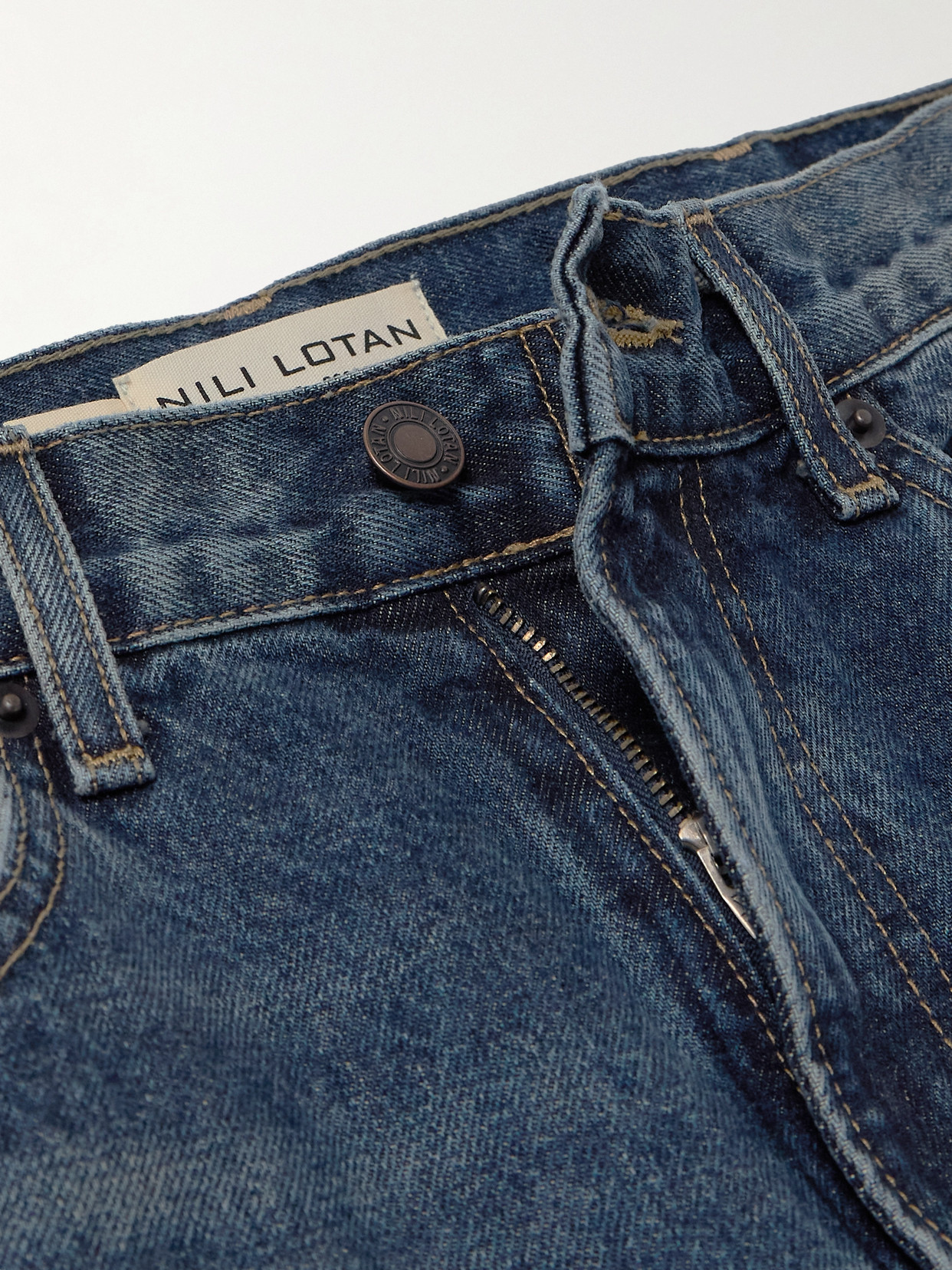 Shop Nili Lotan Mitchell Boyfriend Jeans In Blue