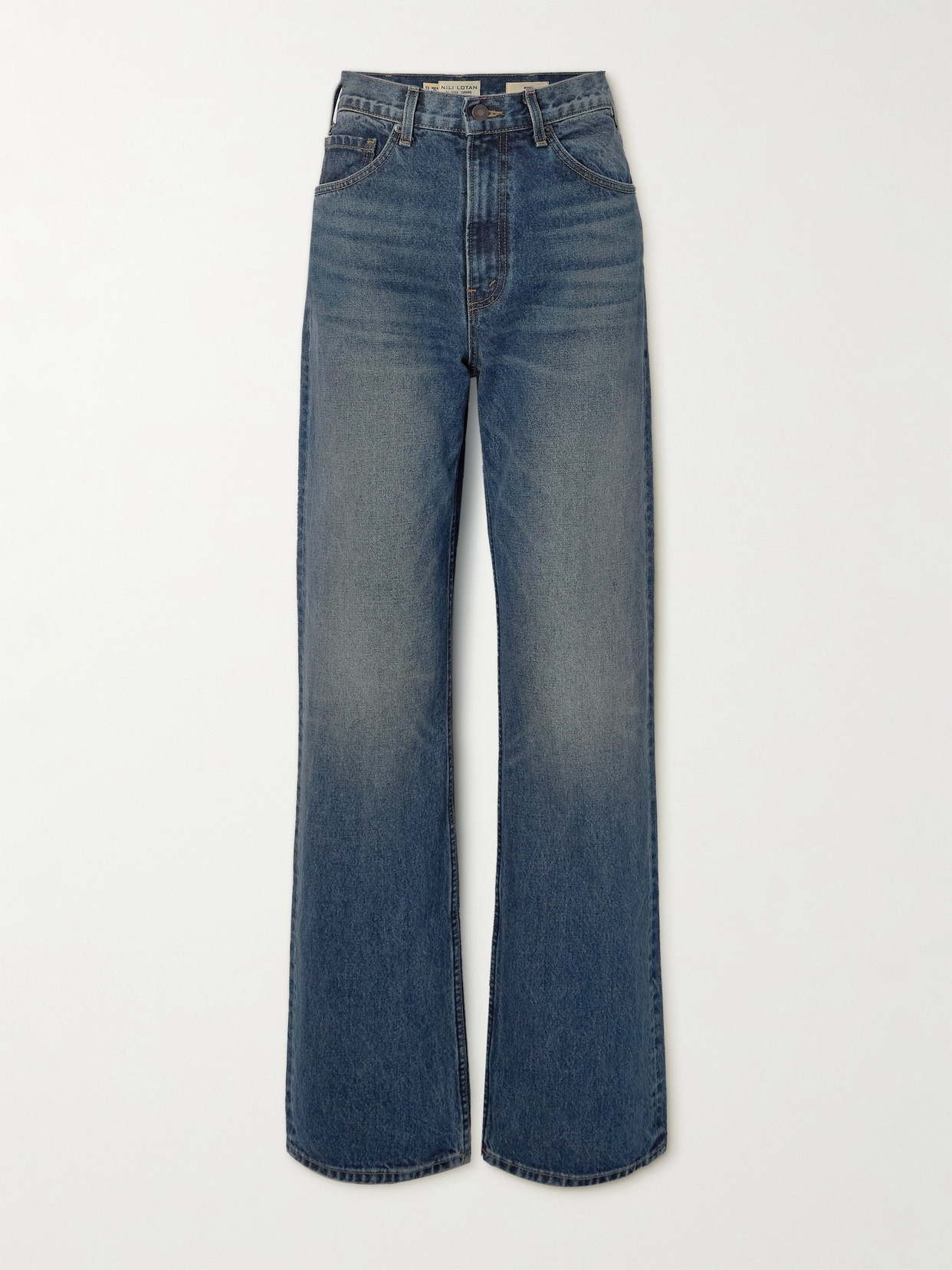 Nili Lotan Mitchell Boyfriend Jeans In Blue