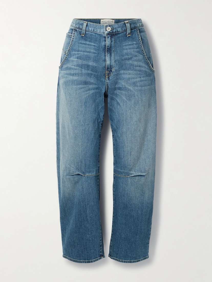 Nili Lotan Emerson Mid-rise Barrel-leg Jeans