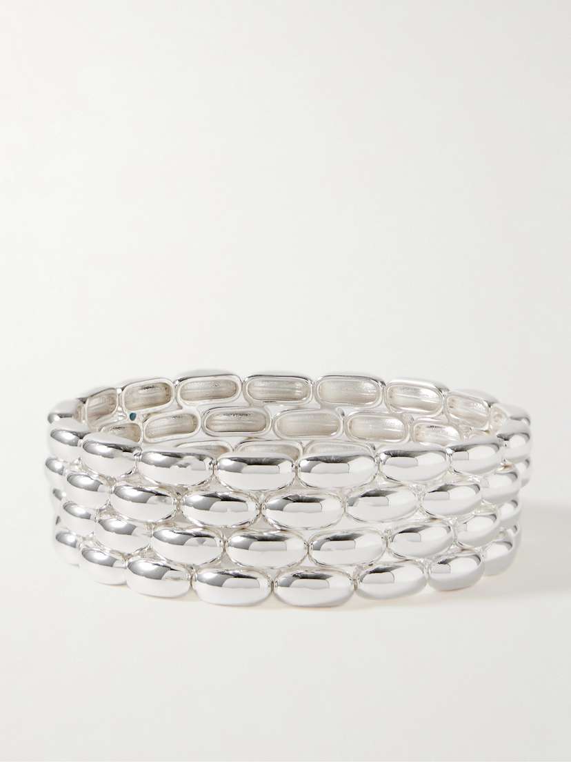 Roxanne Assoulin The Pillow Set Of Two Silver-tone Bracelets