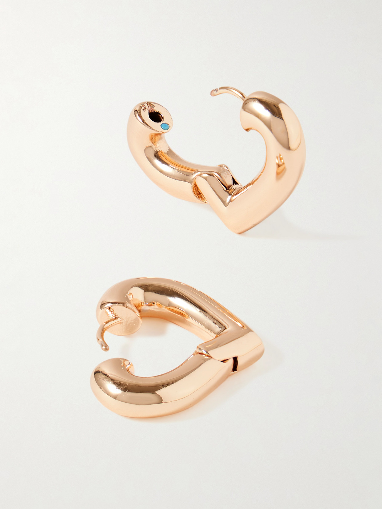Roxanne Assoulin The Heart Gold-tone Hoop Earrings In Gold