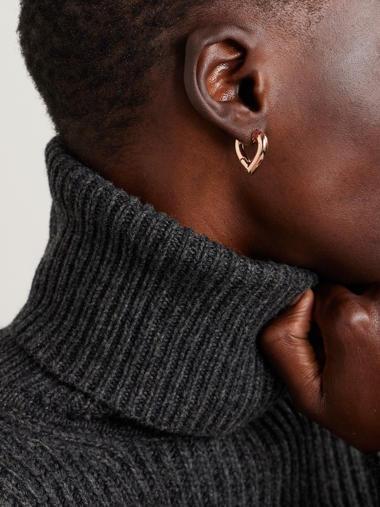 Roxanne Assoulin The Heart Gold-tone Hoop Earrings In Gold