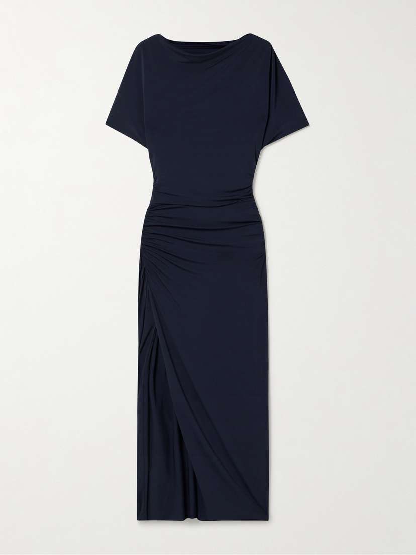 Jason Wu Collection Ruched Stretch-jersey Midi Dress