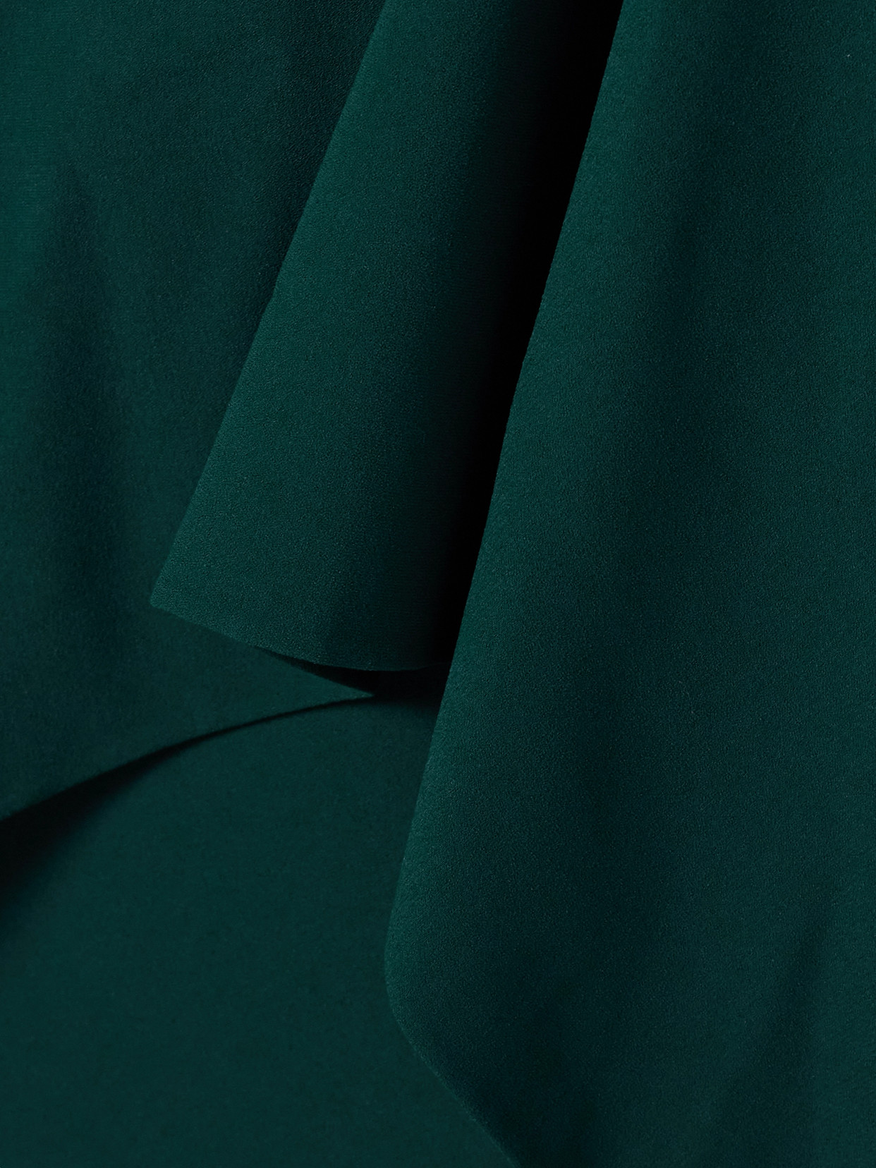 Jason Wu Collection Ruched Fluid Crepe Gown In Green