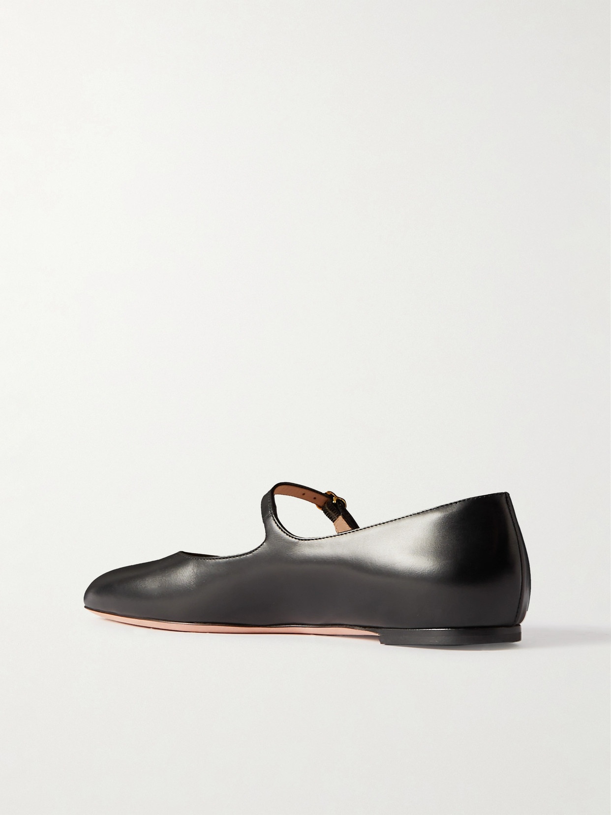 Bally Brushed Leather Mary-jane Shoes In Black