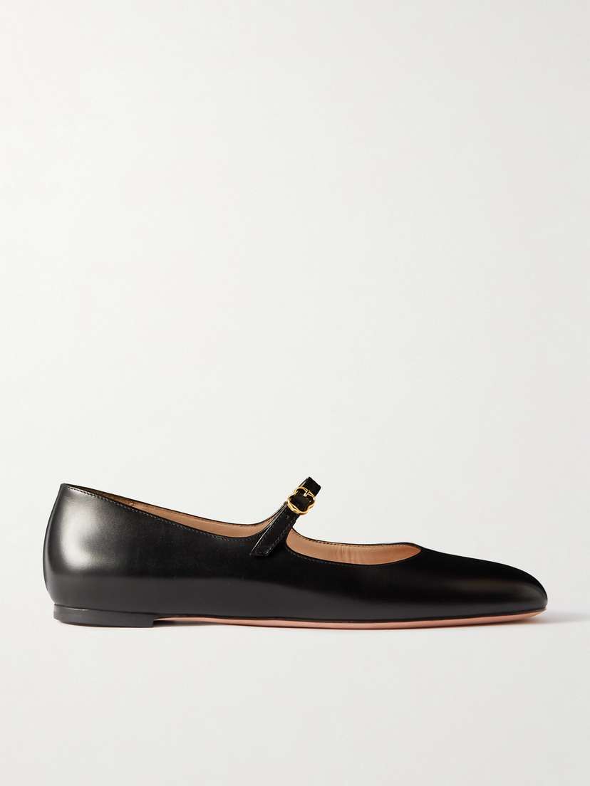 BALLY Banya Leather Mary Jane Ballet Flats
