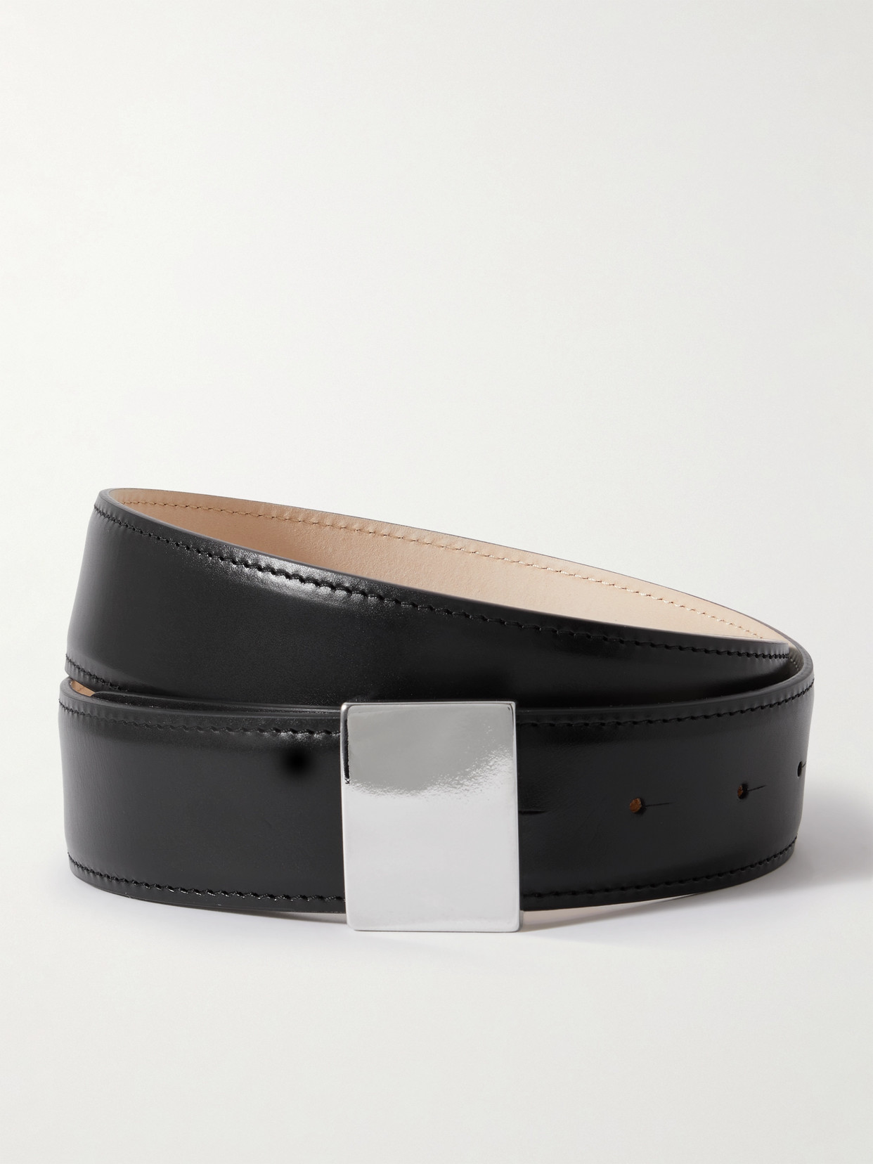 Dehanche Leather Belt In Black